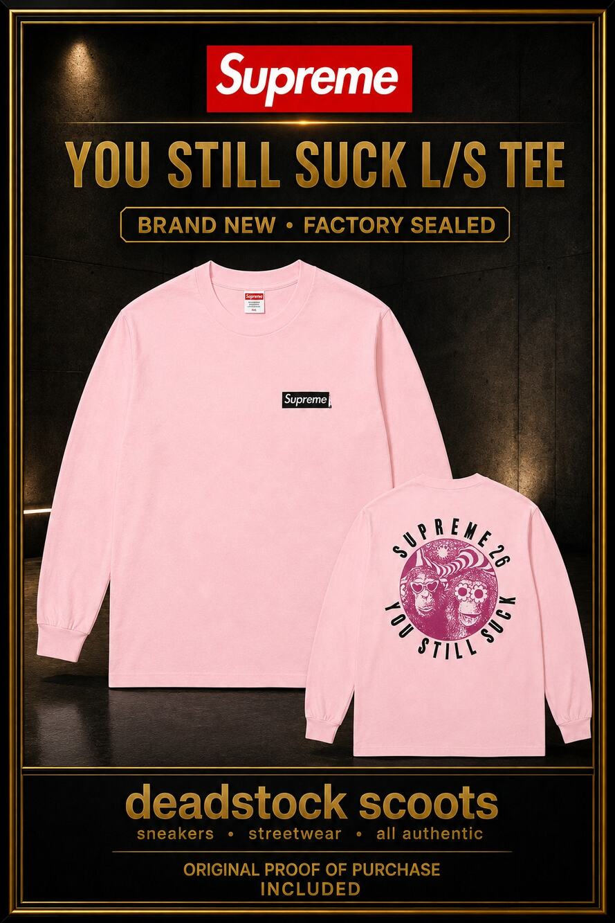 Supreme You Still Suck L/S Tee Pink XXL Long Sleeve T-Shirt